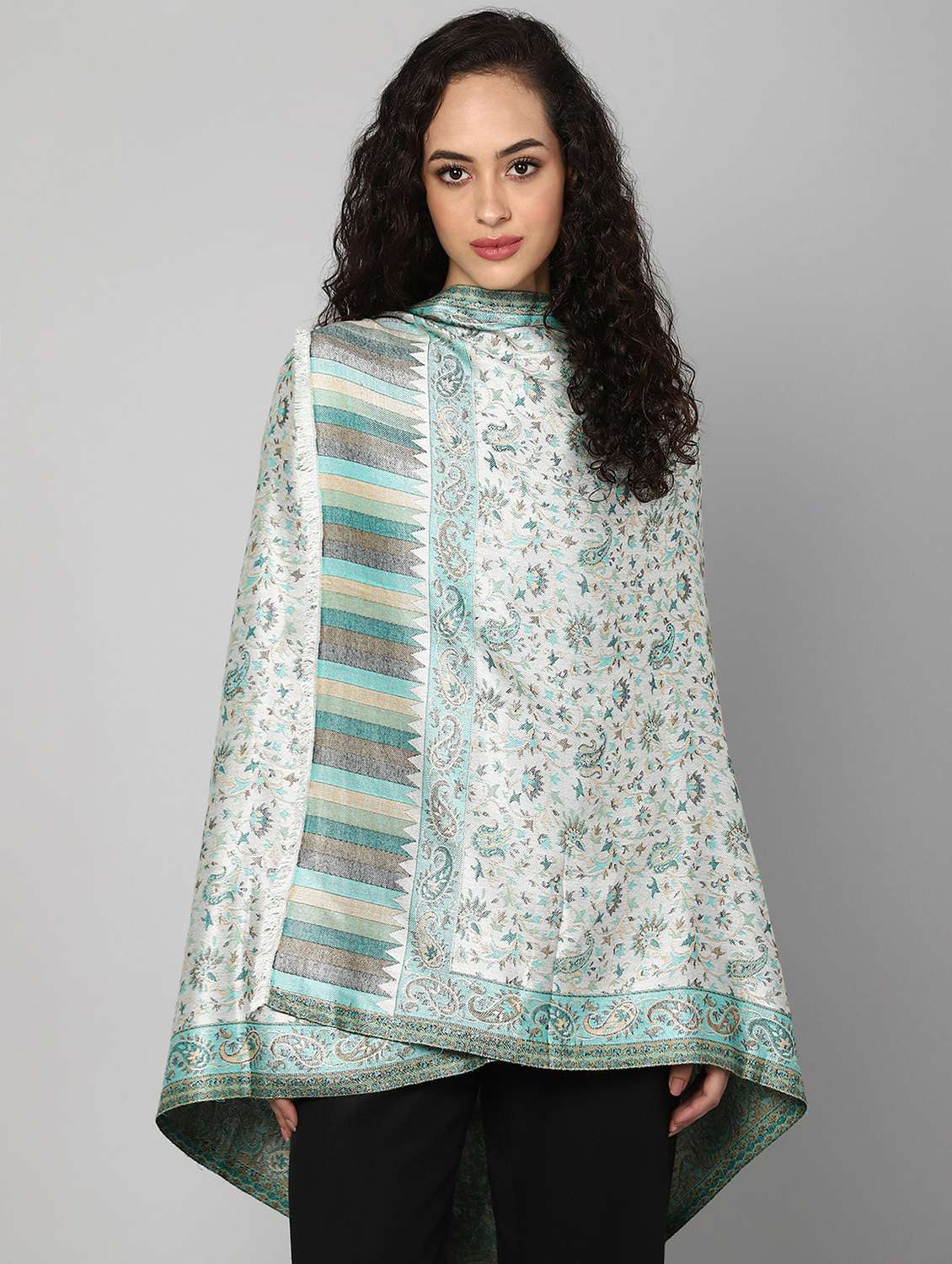 women's florals shawl