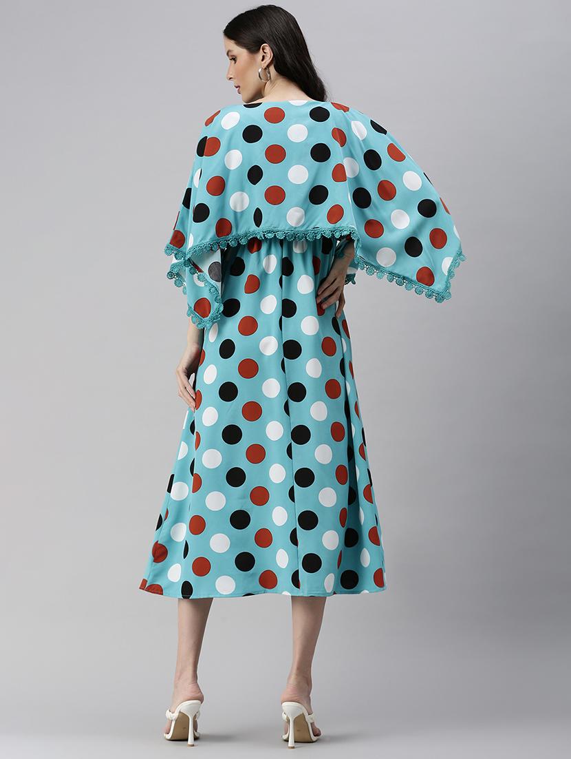 women's printed dress - 18530355 - Standard Image - 2