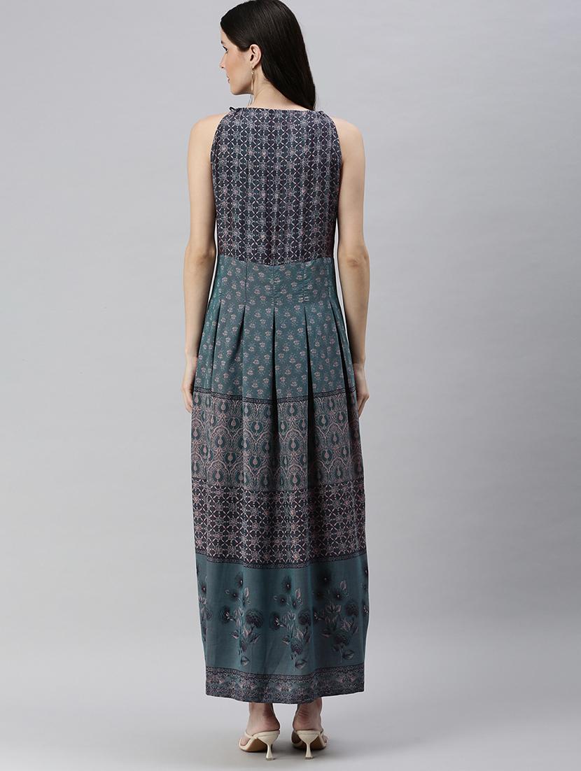 women's fit & flare floral dress - 18530360 - Standard Image - 2