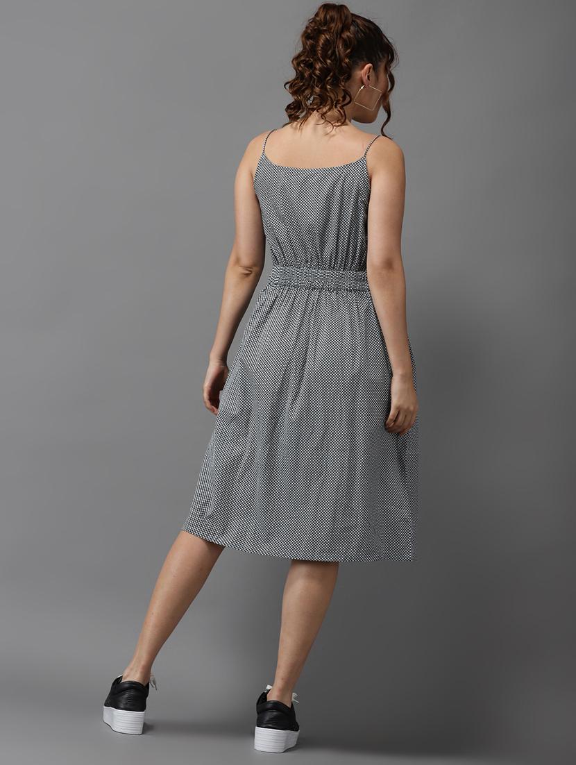 women's fit & flare quirky dress - 18530392 - Standard Image - 2