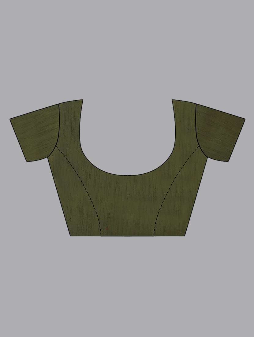 women's printed neo mint colored saree with blouse - 18531691 -  Standard Image - 2