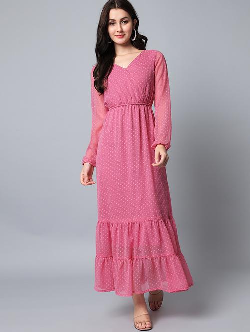 women's swiss dots tiered dress - 18531830 -  Standard Image - 0
