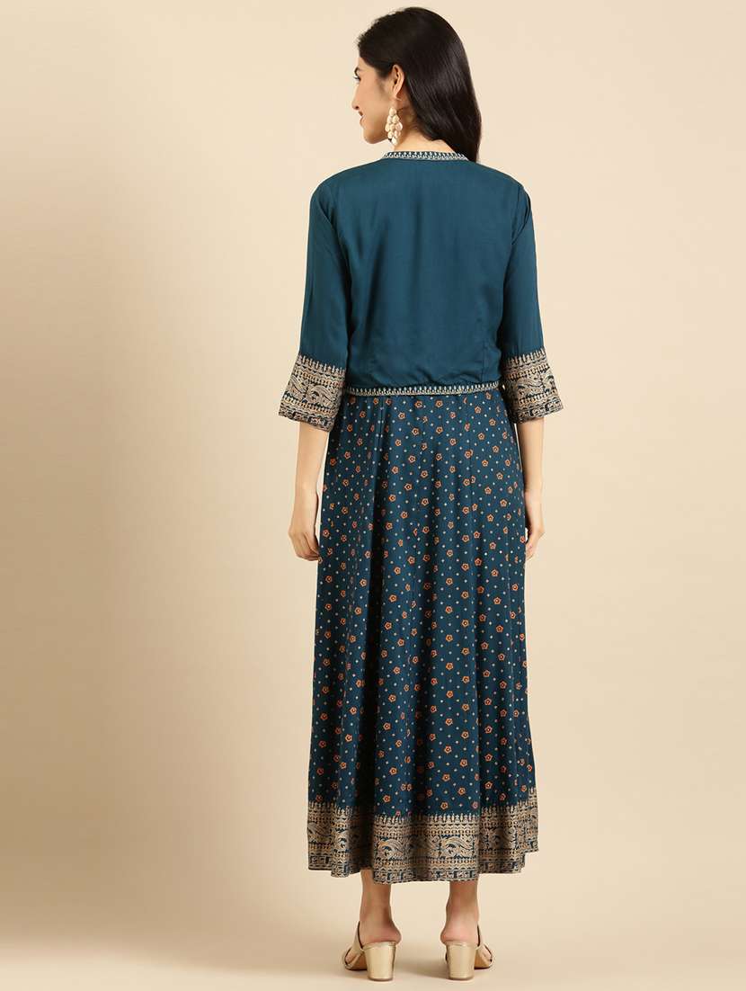 women's flared kurta - 18532074 -  Standard Image - 2