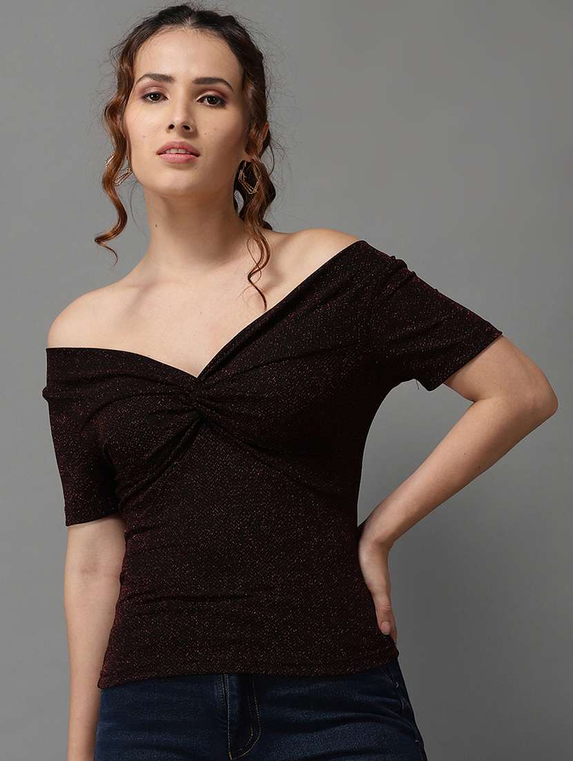 women's straight off shoulder top