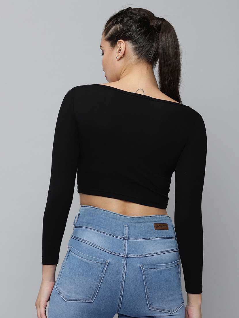 women's crop square neck top - 18532271 -  Standard Image - 2