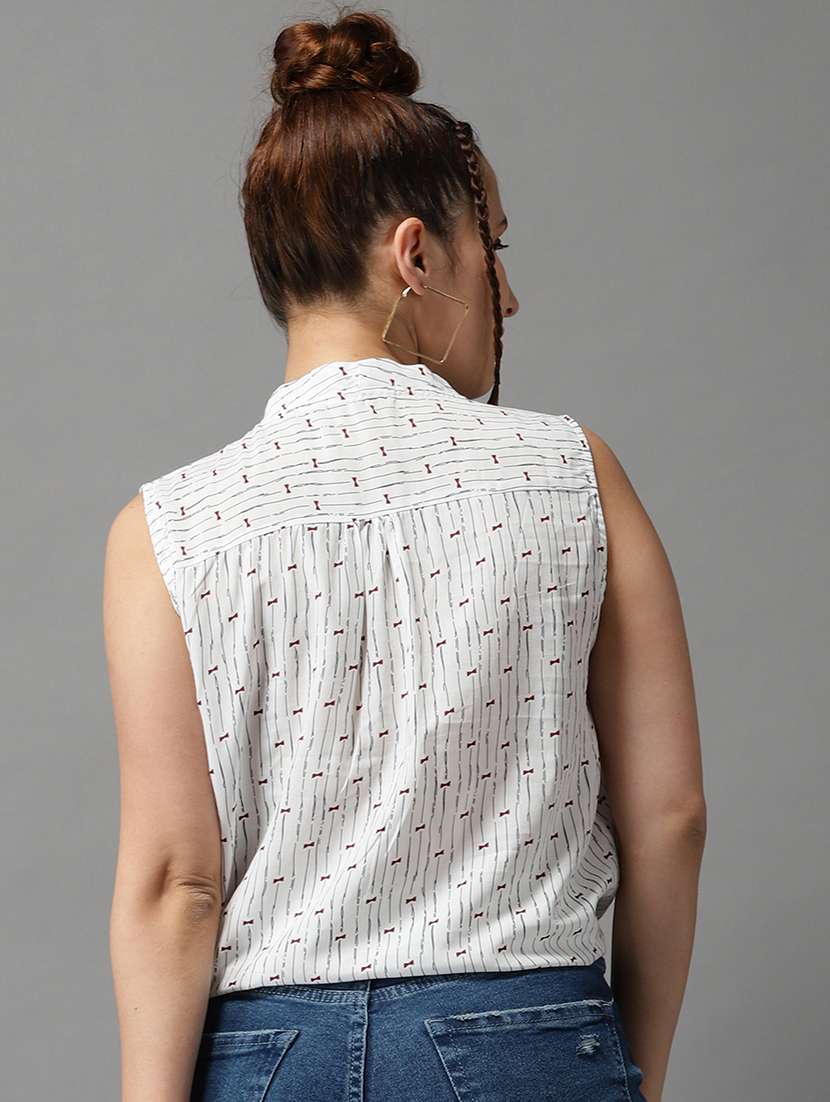 women's crop v neck top - 18532279 -  Standard Image - 2