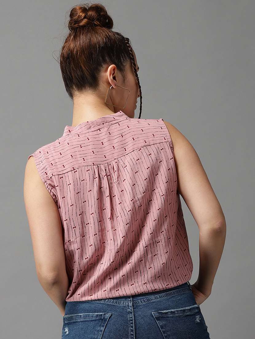 women's blouson v neck top - 18532280 -  Standard Image - 2