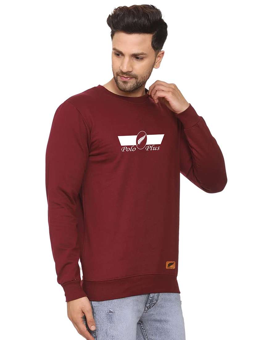 mens chest print sweatshirt