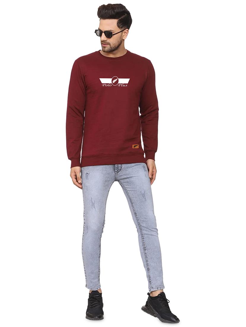 mens chest print sweatshirt - 18532517 - Standard Image - 2