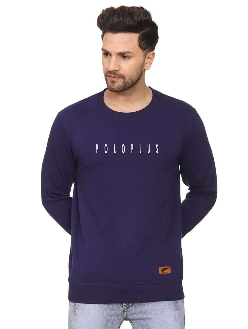 mens chest print sweatshirt