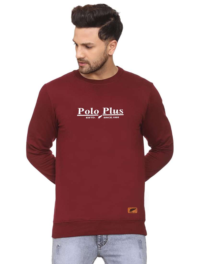 mens chest print sweatshirt