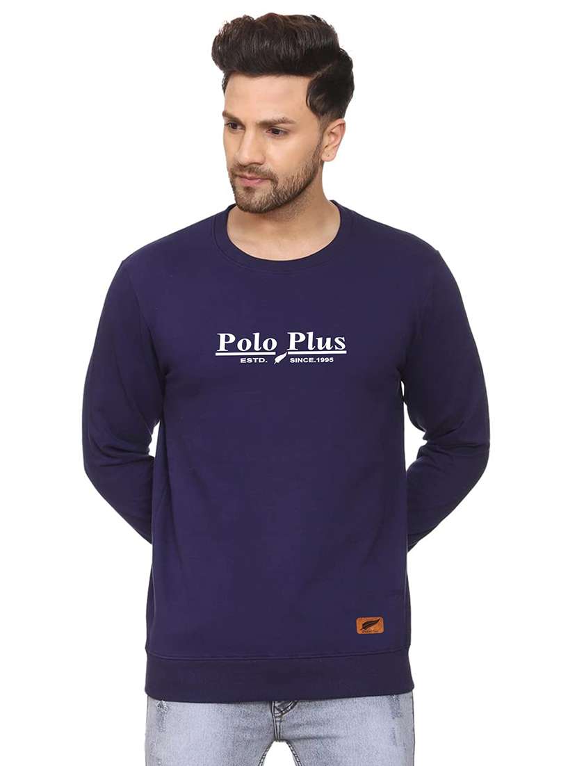 mens chest print sweatshirt