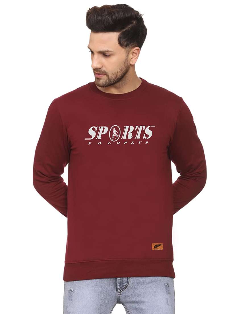 mens chest print sweatshirt
