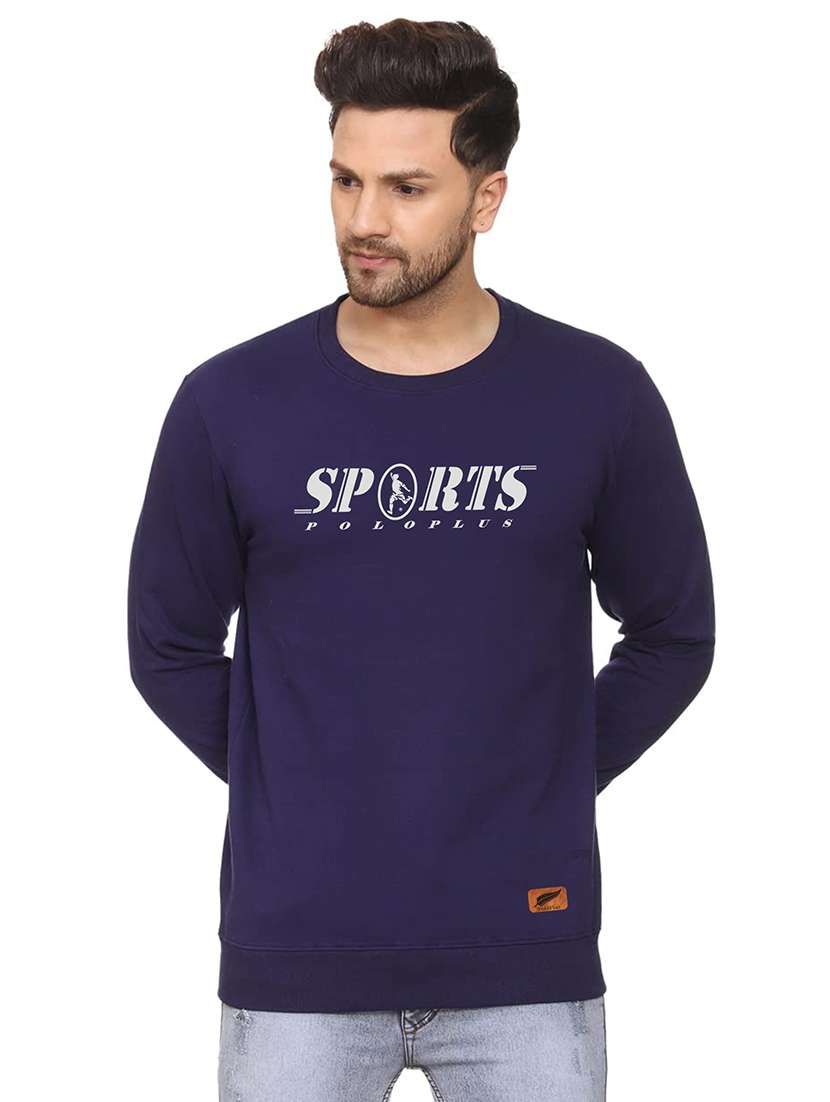 mens chest print sweatshirt