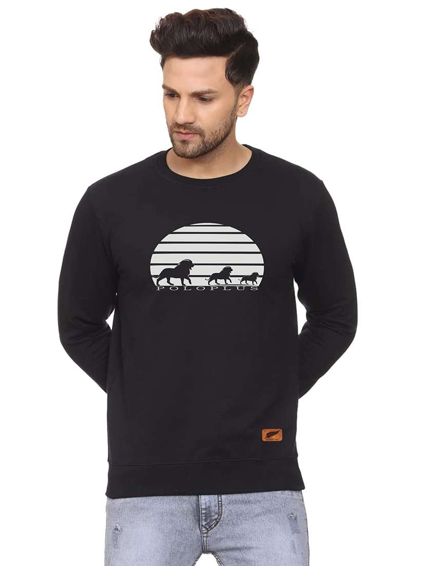 mens chest print sweatshirt