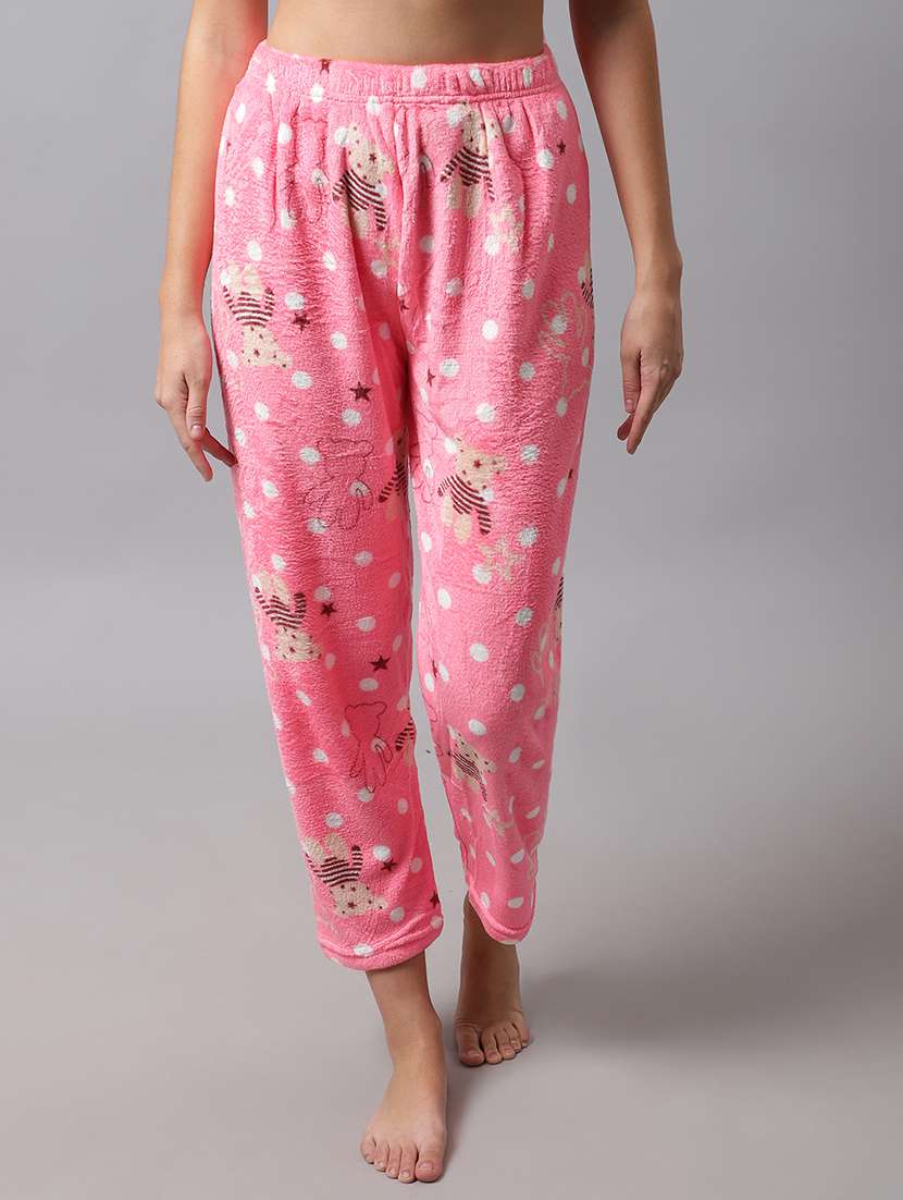 mid rise printed pajama