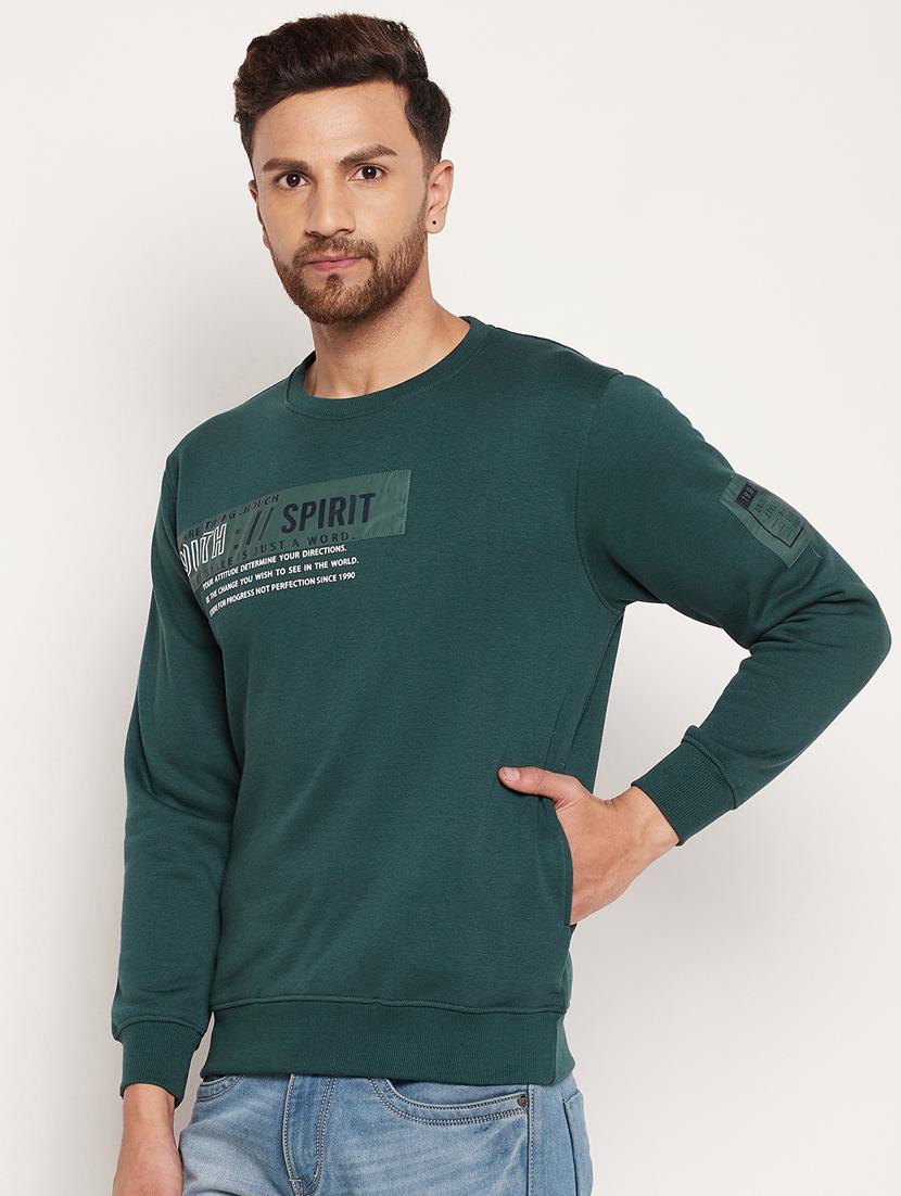 crew neck chest print sweatshirt - 18532881 - Standard Image - 2