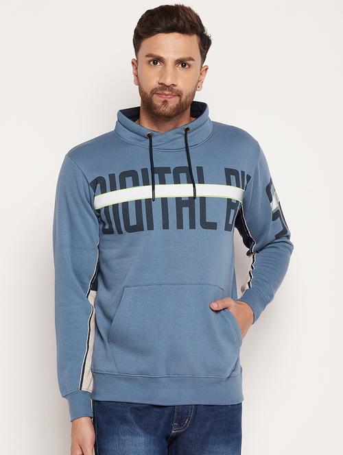 hooded printed sweatshirt - 18532882 - Standard Image - 0