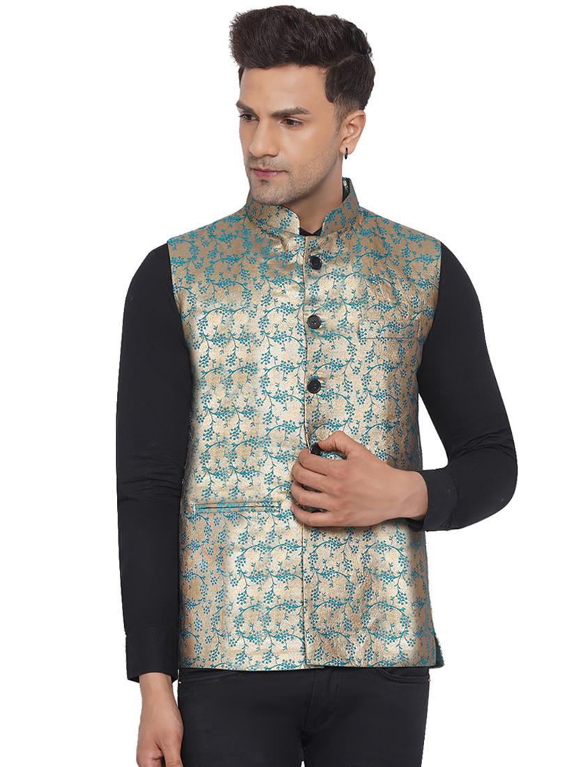 self designed nehru jacket - 18532937 -  Zoom Image - 0