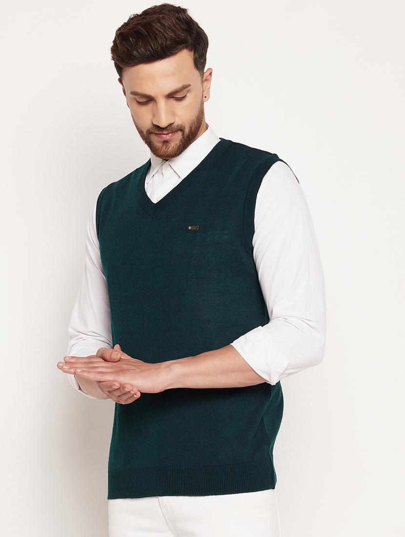 v neck solid pullover - 18532953 - Standard Image - 2