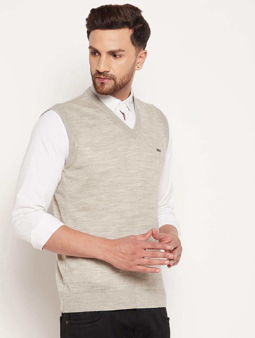v neck solid pullover - 18532955 - Standard Image - 2