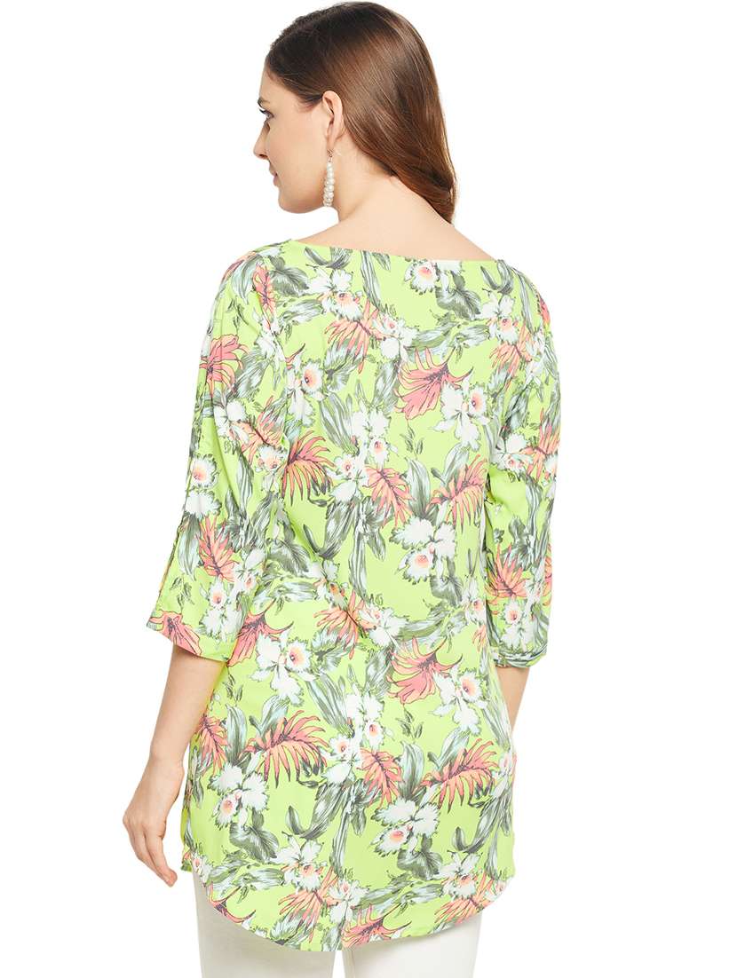 printed regular tunic - 18532989 - Standard Image - 2