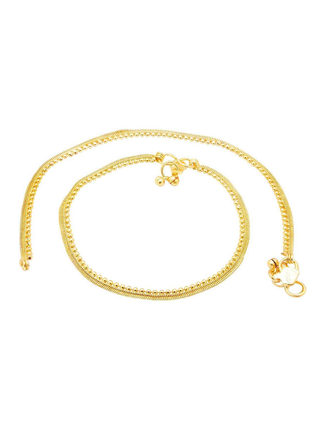 gold plated anklet - 18533953 - Zoom Image - 0