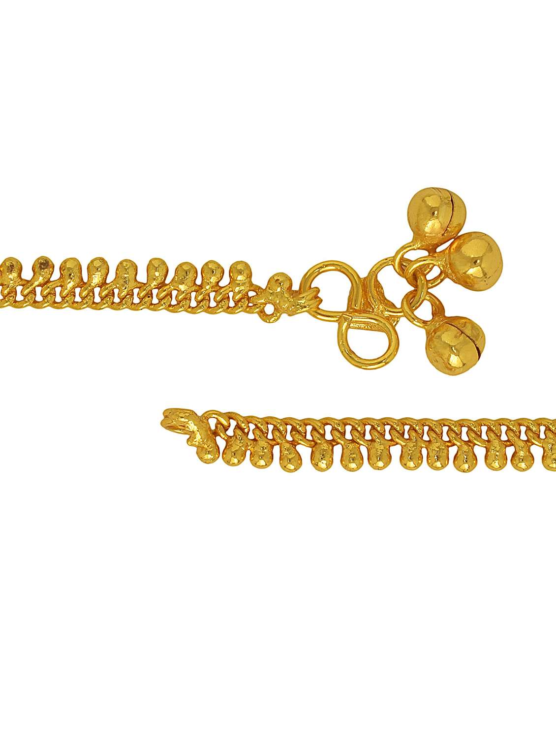 Gold Plated Brass Anklet - 18534072 -  Standard Image - 2