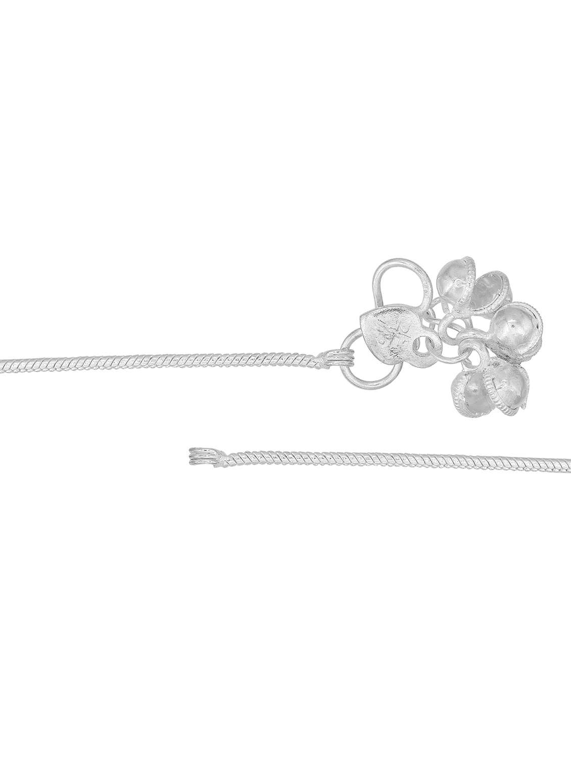 silver plated brass anklet  - 18534099 -  Standard Image - 2