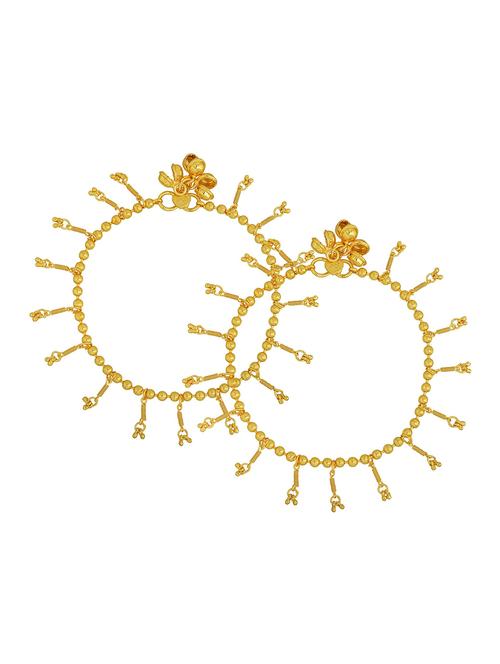 gold plated brass anklet  - 18534106 -  Standard Image - 0