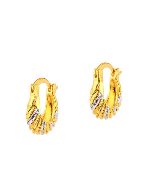 multi colored brass hoop earring - 18534165 - Standard Image - 0