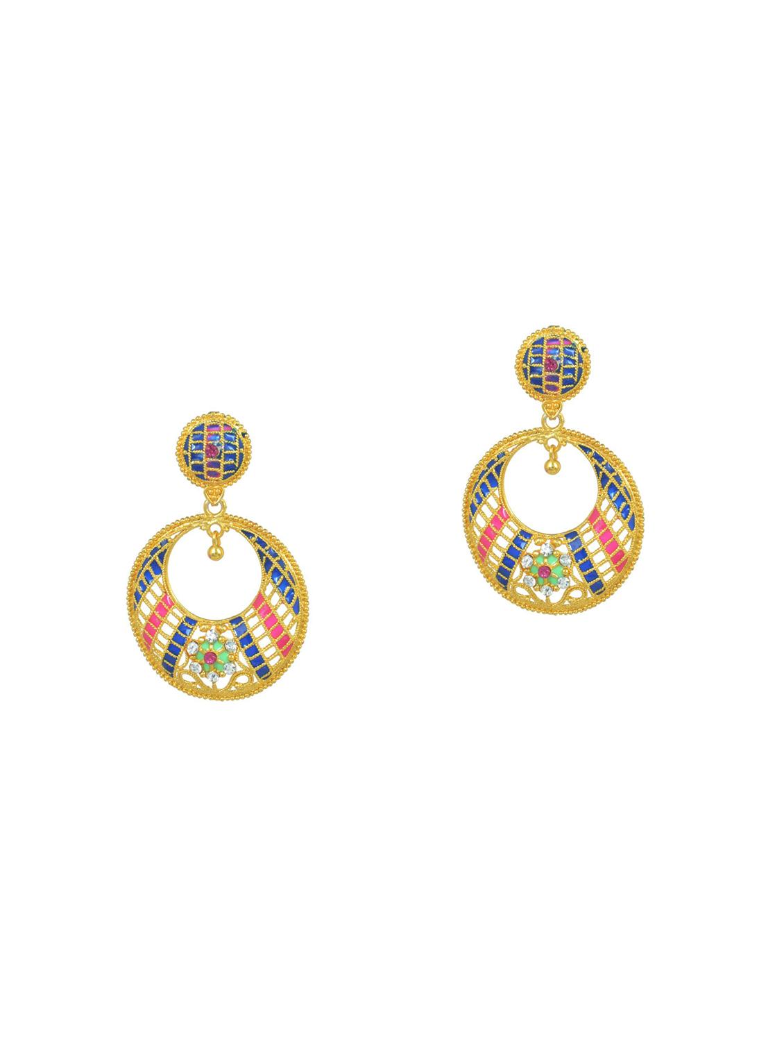 women multi colored drop earrings - 18534251 - Zoom Image - 0