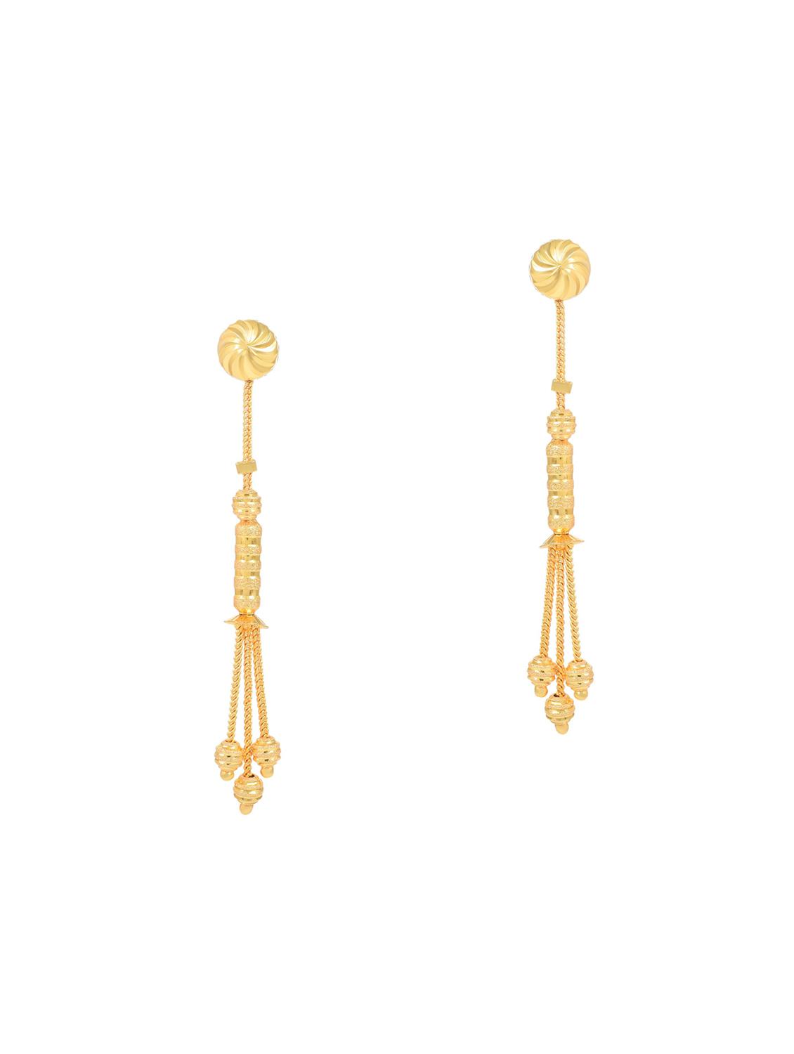women golden drop earring  - 18534281 -  Zoom Image - 0