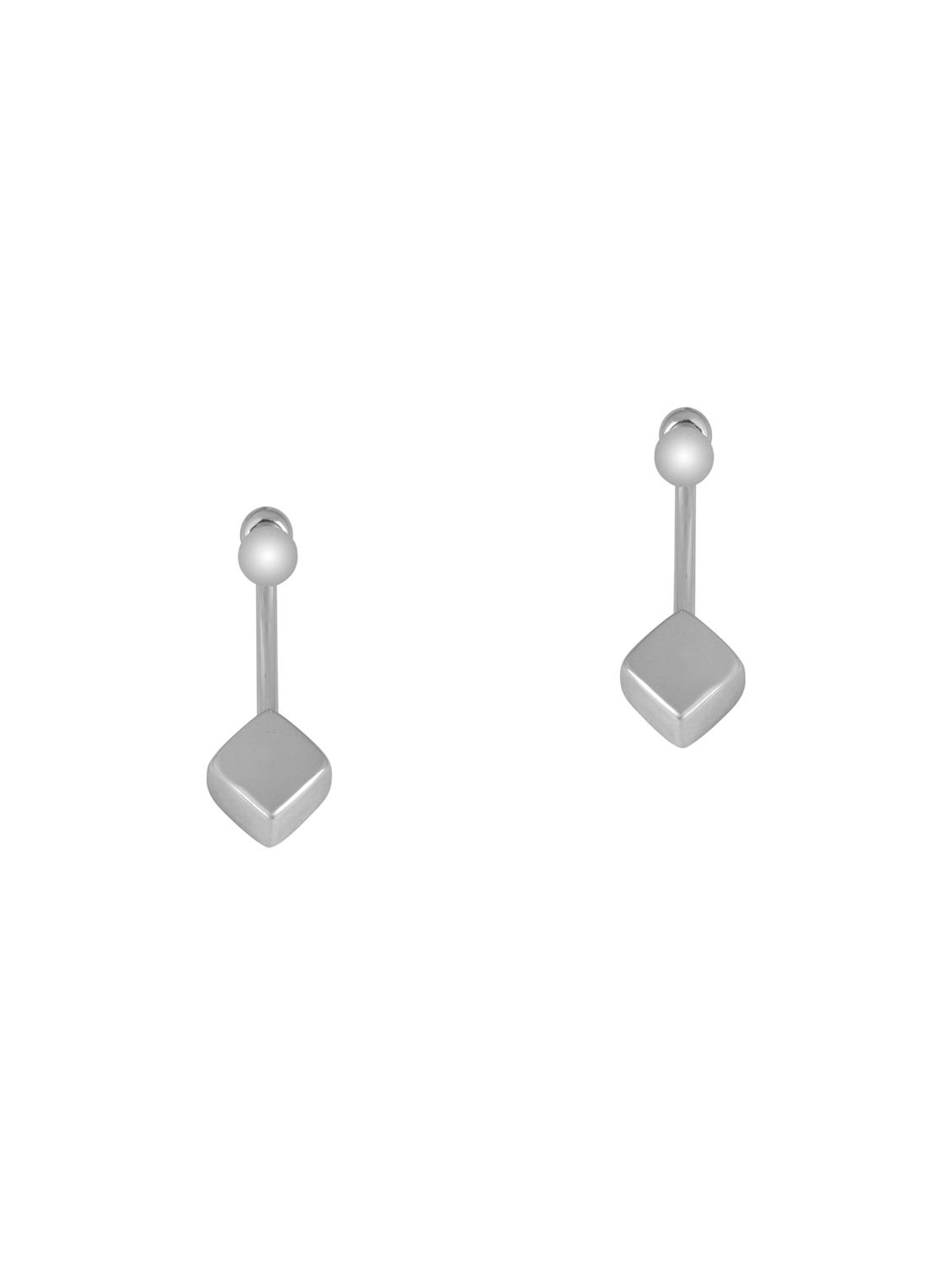 women silver drop earring  - 18534335 -  Zoom Image - 0