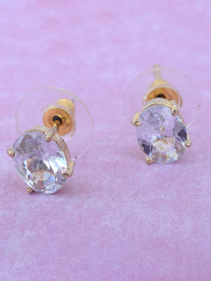 women white diamond cubic zirconia stud earring - 18534373 - Zoom Image - 0