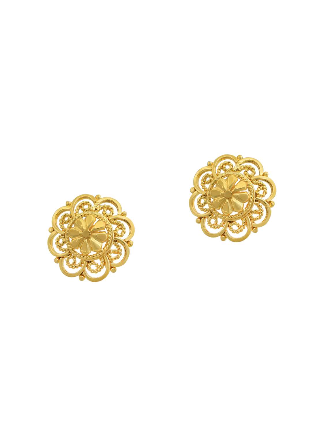 women gold stud earring - 18534423 - Zoom Image - 0