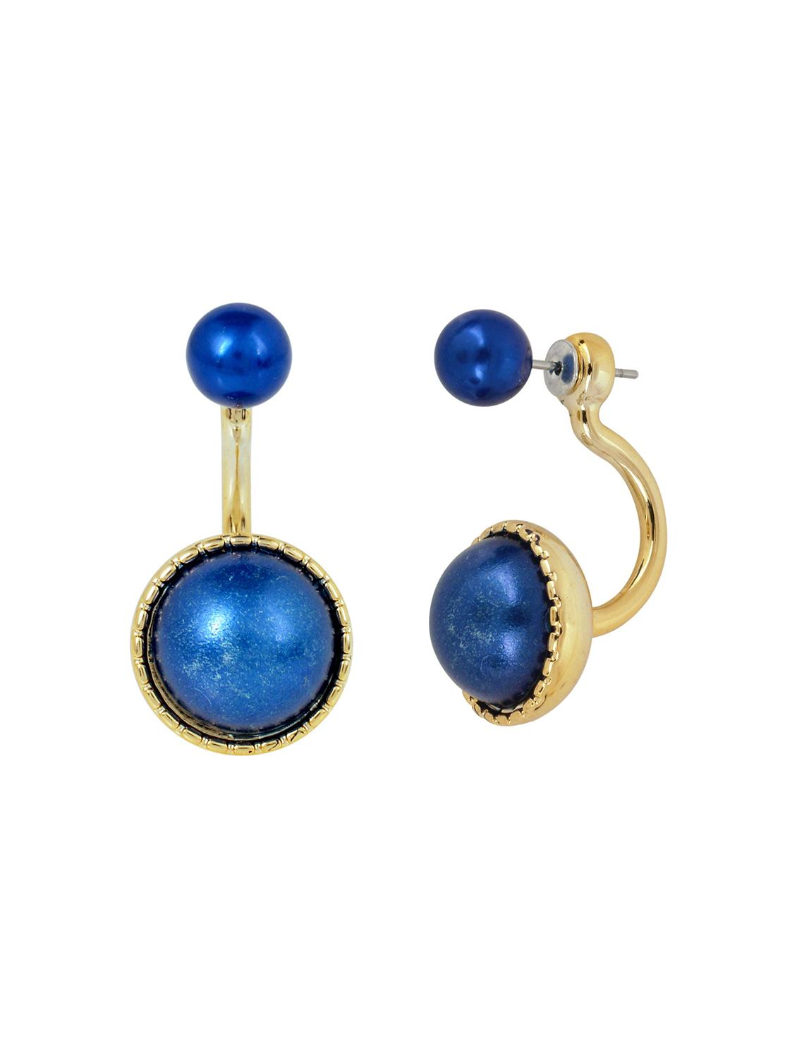 blue stud earring - 18534492 - Standard Image - 2