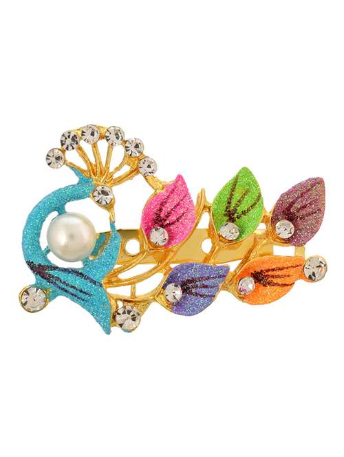 multi colored brass brooch - 18534600 -  Standard Image - 0