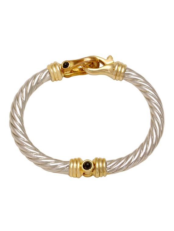 silver brass bangle - 18534707 - Zoom Image - 0