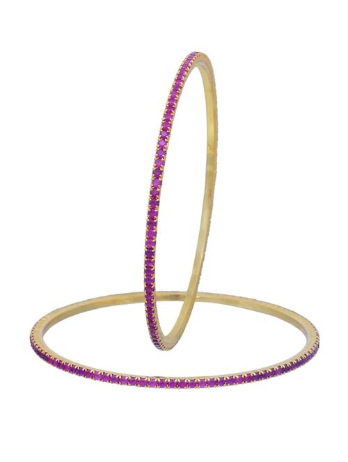 purple brass bangle - 18534726 - Standard Image - 0