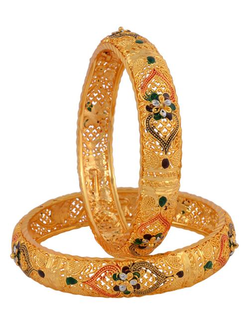 gold brass bangle - 18534739 -  Standard Image - 0