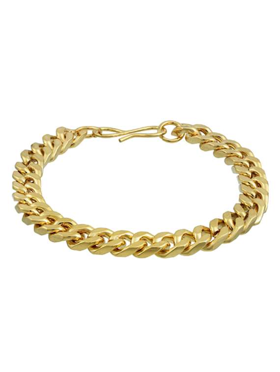gold brass links bracelet