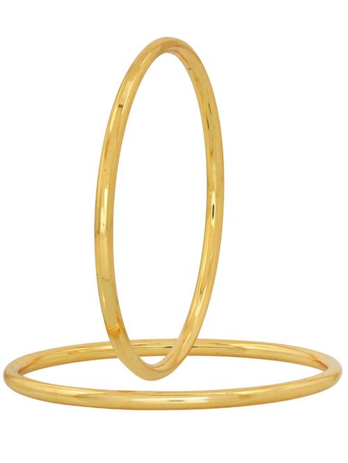 set of 2 gold brass bangle - 18534760 -  Standard Image - 0