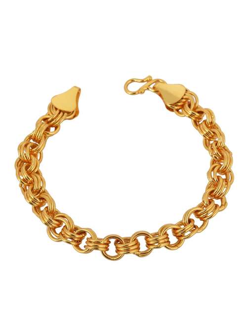 gold brass bracelet - 18534770 -  Standard Image - 0