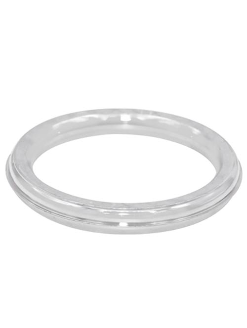 silver plated bangle - 18534787 - Standard Image - 0