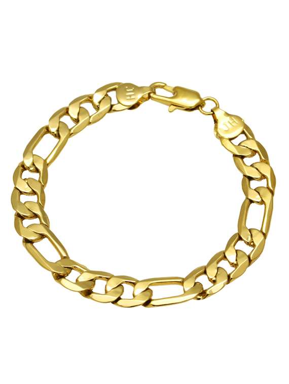 gold brass links bracelet