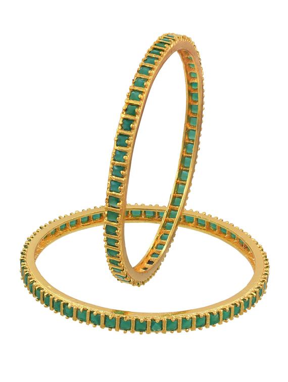 green brass bangle - 18534796 -  Zoom Image - 0