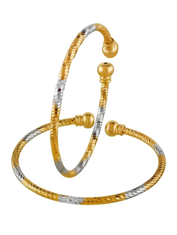 gold & silver toned bangle - 18534831 - Zoom Image - 0