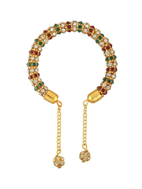multi gold plated bangle - 18535152 -  Standard Image - 0