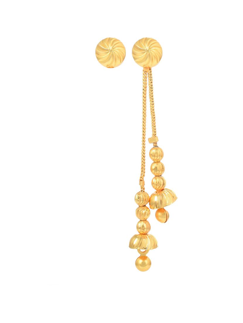 gold plated earring - 18535406 - Standard Image - 2